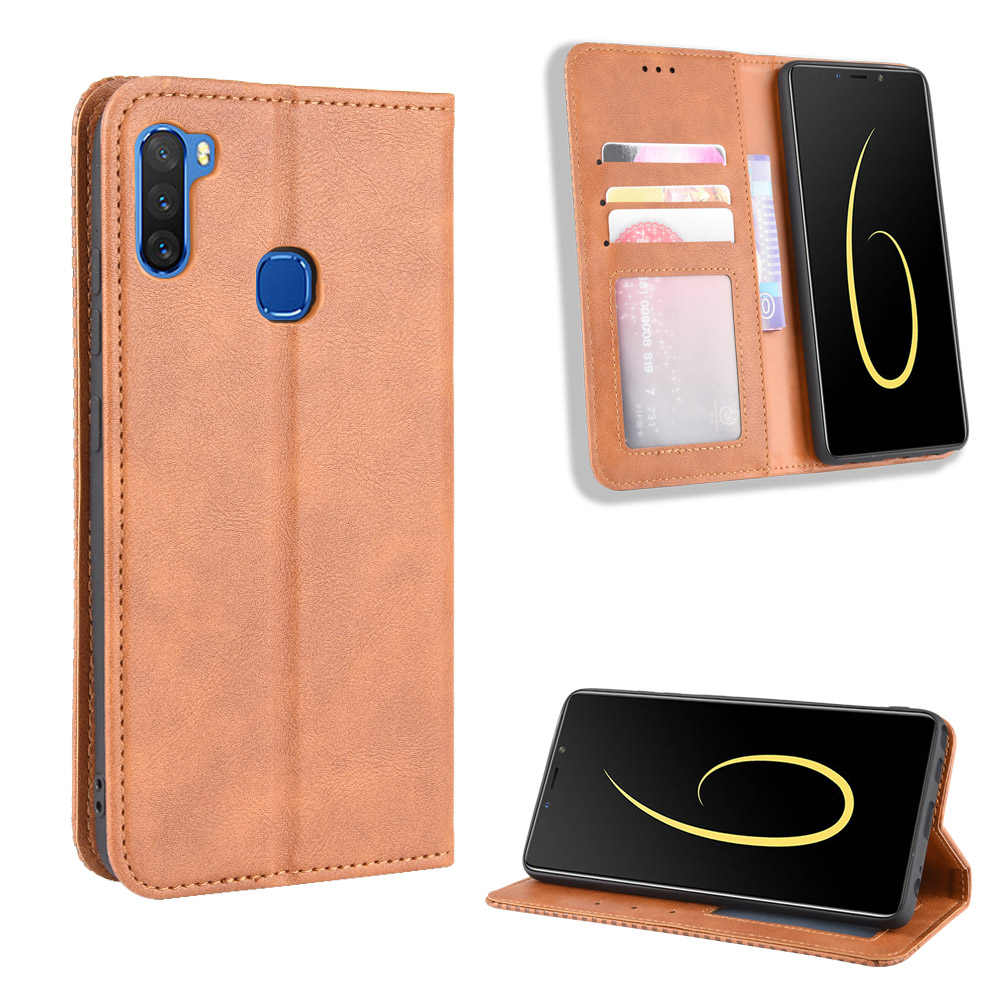 Infinix Note 6 Case, PU Leather Wallet Flip Case Cover for Infinix Note 6 X610 Phone