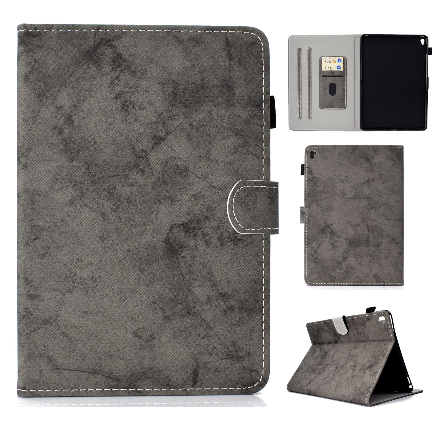 iPad Pro 9.7 Case - Stand Folio Case Cover for Apple iPad Pro 9.7 Inch 2016, Multiple Viewing Angles