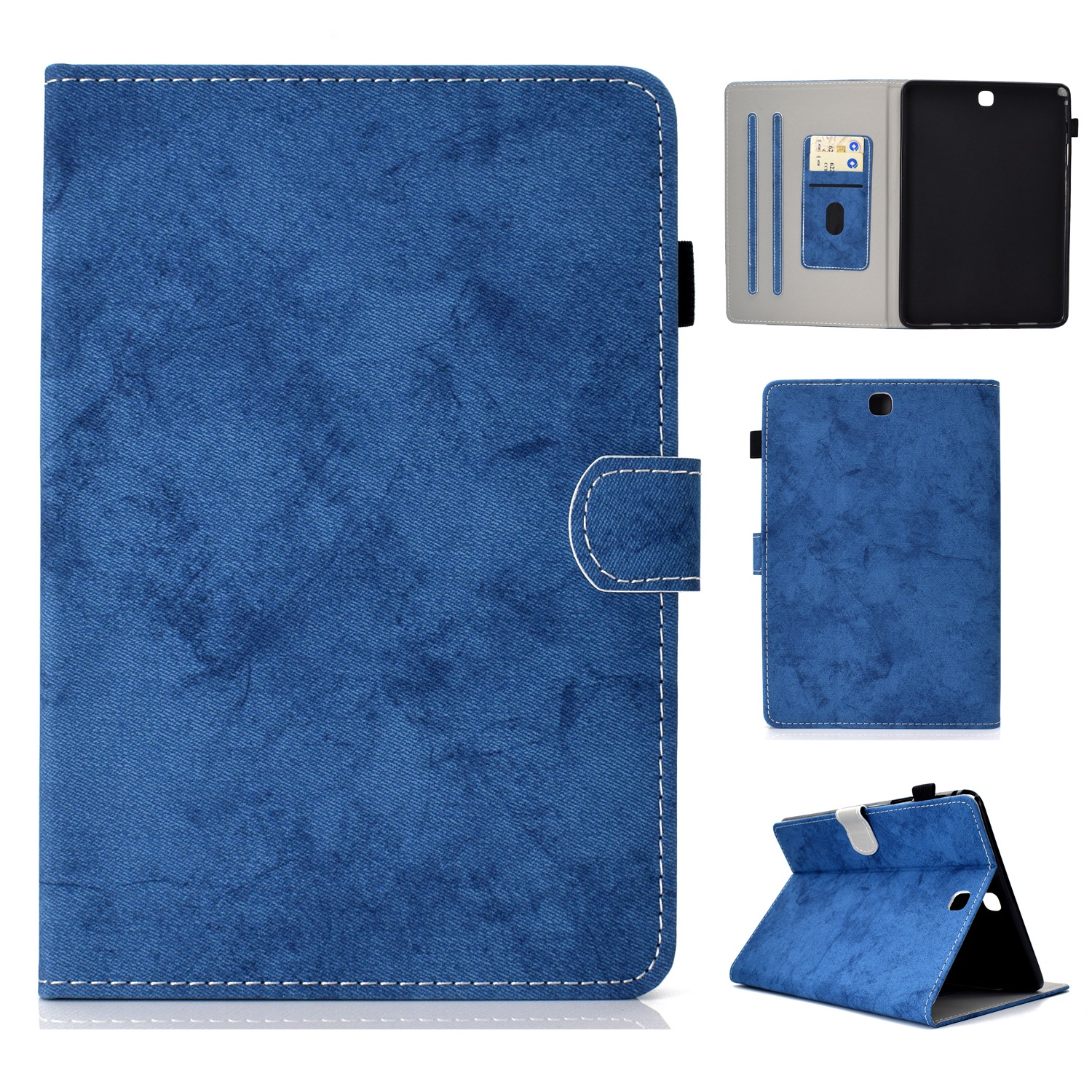 Case for Tab A 9.7" 2015 (SM-T550) - Smart Wallet  Leather Case for Samsung Galaxy Tab A 9.7 Inch