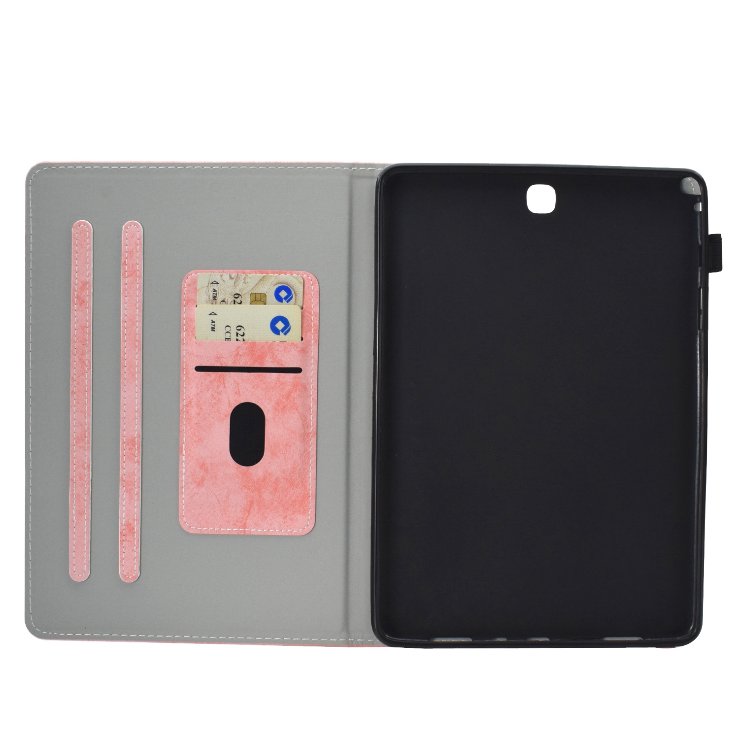 Case for Tab A 9.7" 2015 (SM-T550) - Smart Wallet  Leather Case for Samsung Galaxy Tab A 9.7 Inch
