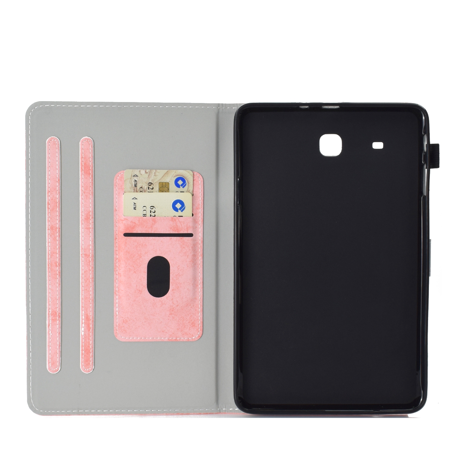 Galaxy Tab E 9.6 Case, SM-T560 Case, Multi-Angle Viewing Wallet Case Cover for SM-T560/T561/T565