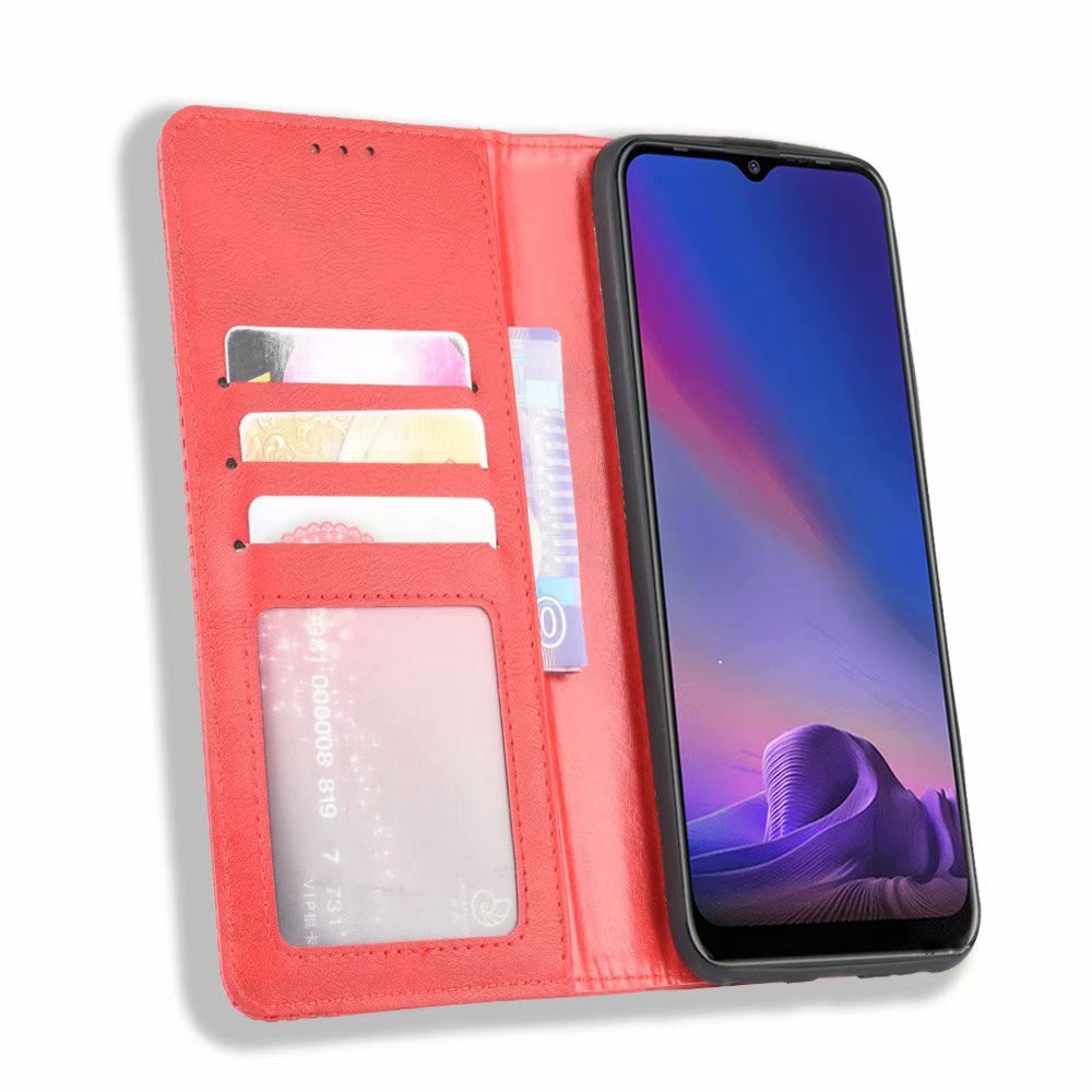 Tecno Camon 12 Case, Flip Cover with Credit Card/ID Card Slots Pocket for Tecno Camon 12 (6.52&quot;)