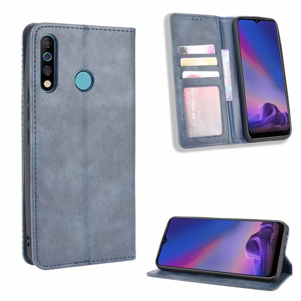 Tecno Camon 12 Case, Flip Cover with Credit Card/ID Card Slots Pocket for Tecno Camon 12 (6.52&quot;)