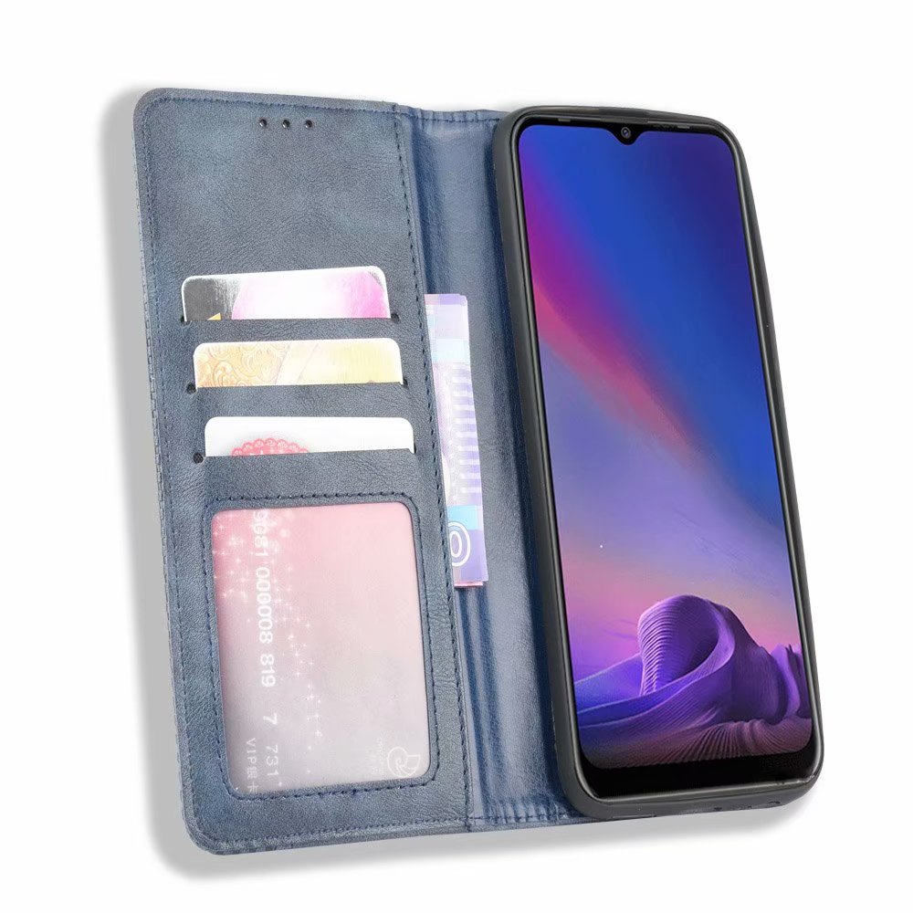 Tecno Camon 12 Case, Flip Cover with Credit Card/ID Card Slots Pocket for Tecno Camon 12 (6.52&quot;)