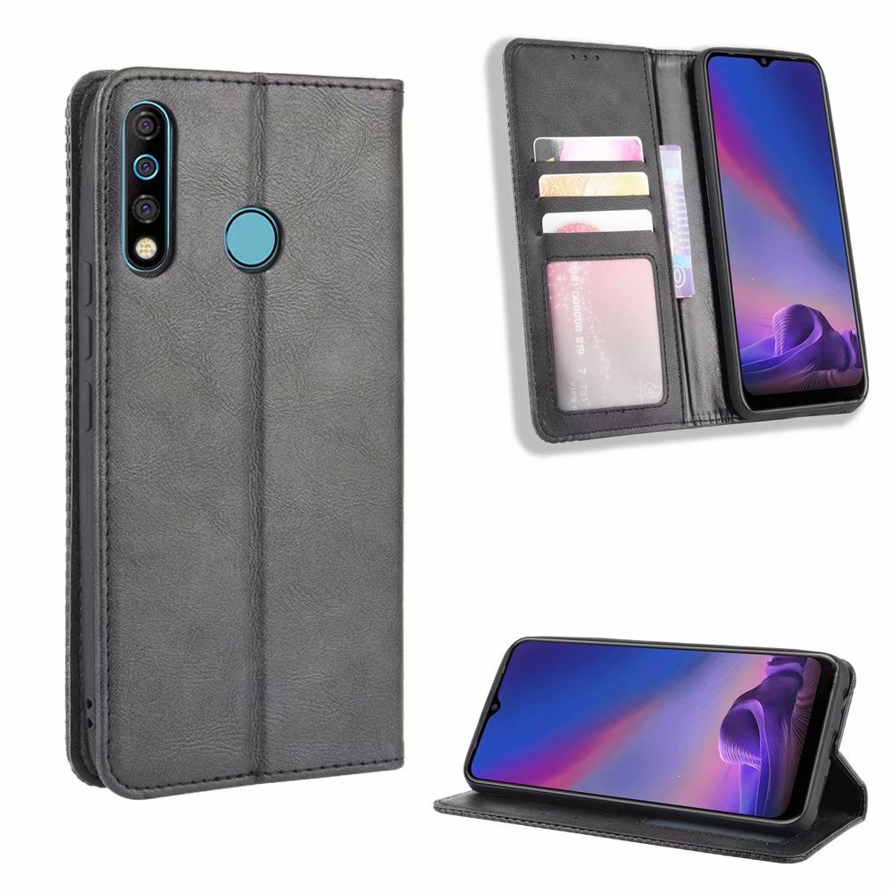 Tecno Camon 12 Case, Flip Cover with Credit Card/ID Card Slots Pocket for Tecno Camon 12 (6.52&quot;)