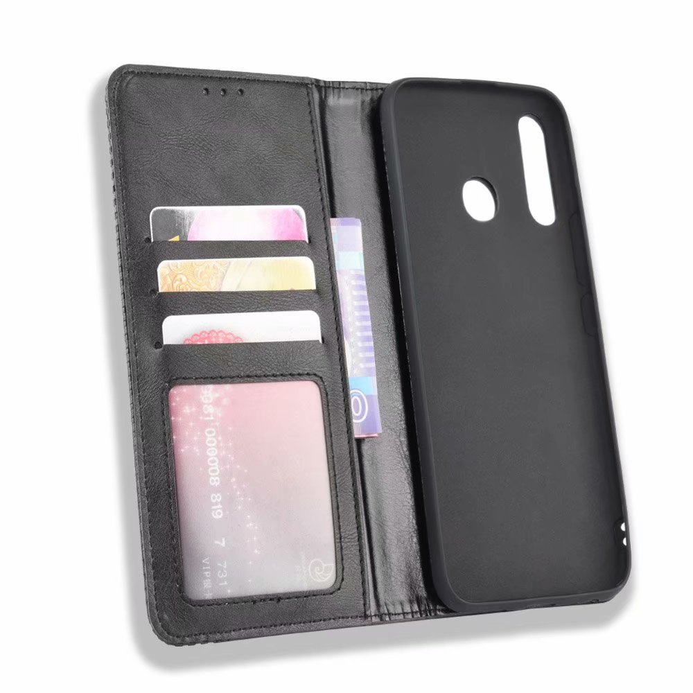 Tecno Camon 12 Case, Flip Cover with Credit Card/ID Card Slots Pocket for Tecno Camon 12 (6.52&quot;)