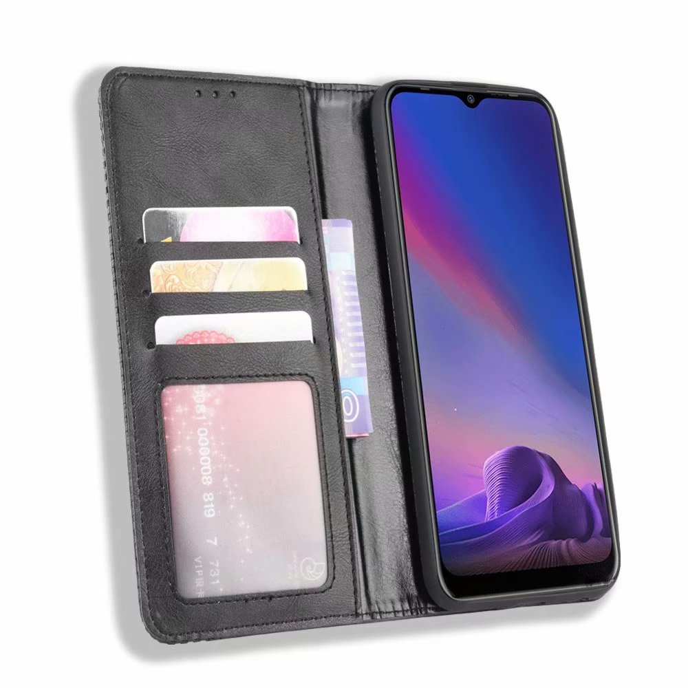 Tecno Camon 12 Case, Flip Cover with Credit Card/ID Card Slots Pocket for Tecno Camon 12 (6.52&quot;)