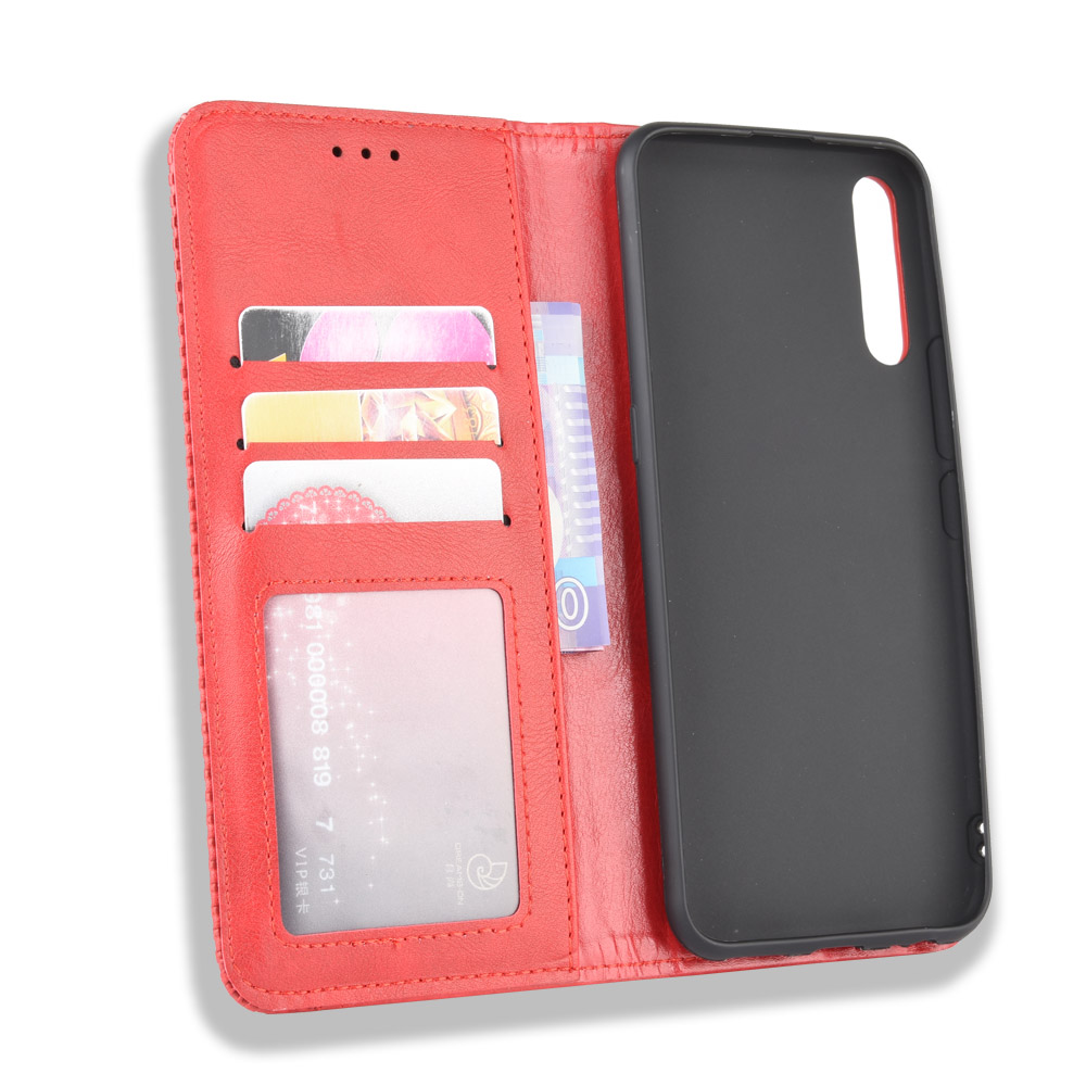 Tecno Camon 12 Pro Case, PU Leather Folio Flip Cover for Tecno Camon 12 Pro/CC9 (6.35&quot;) 2019