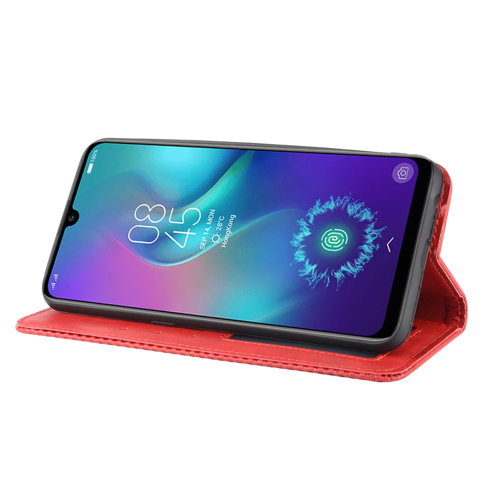 Tecno Camon 12 Pro Case, PU Leather Folio Flip Cover for Tecno Camon 12 Pro/CC9 (6.35&quot;) 2019