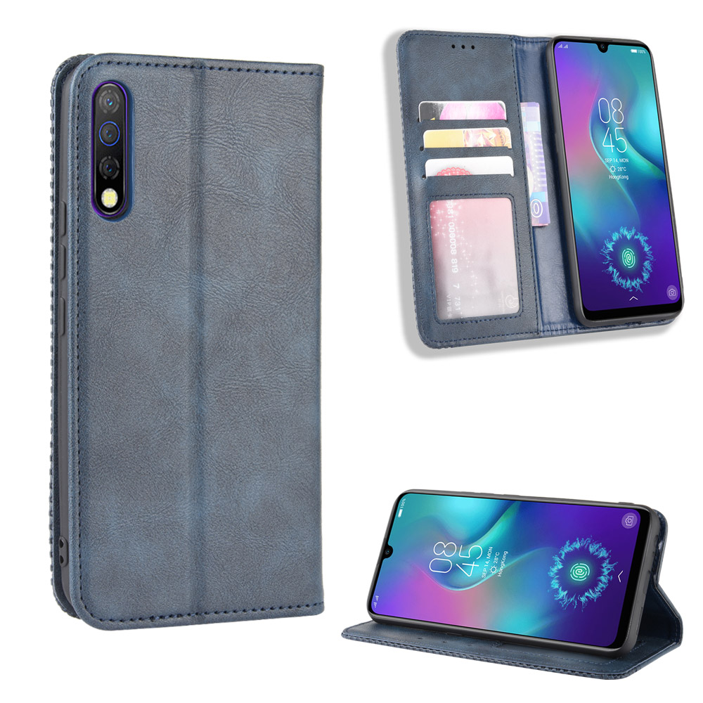 Tecno Camon 12 Pro Case, PU Leather Folio Flip Cover for Tecno Camon 12 Pro/CC9 (6.35&quot;) 2019