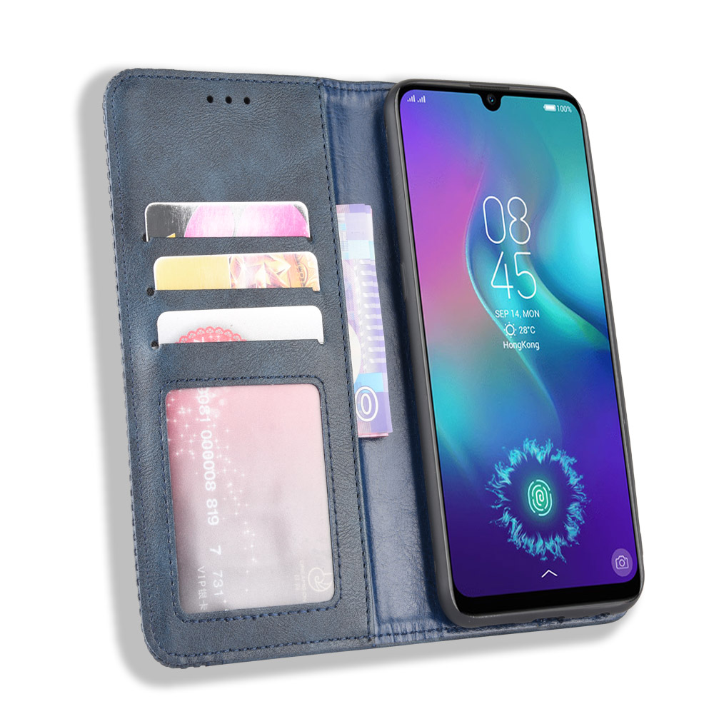 Tecno Camon 12 Pro Case, PU Leather Folio Flip Cover for Tecno Camon 12 Pro/CC9 (6.35&quot;) 2019