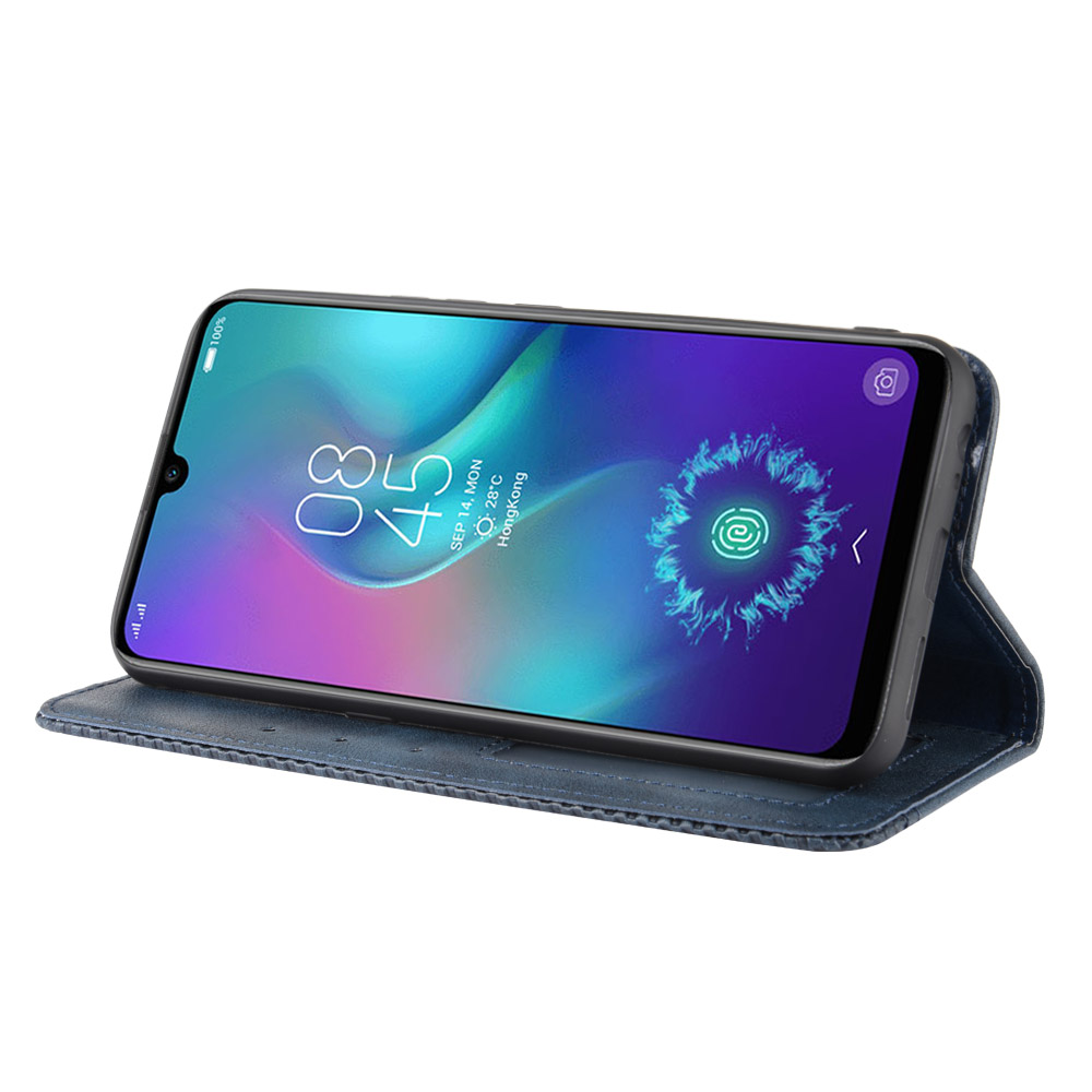 Tecno Camon 12 Pro Case, PU Leather Folio Flip Cover for Tecno Camon 12 Pro/CC9 (6.35&quot;) 2019