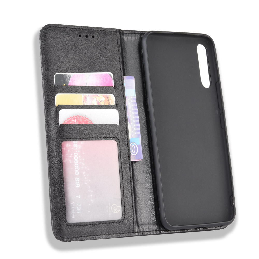 Tecno Camon 12 Pro Case, PU Leather Folio Flip Cover for Tecno Camon 12 Pro/CC9 (6.35&quot;) 2019
