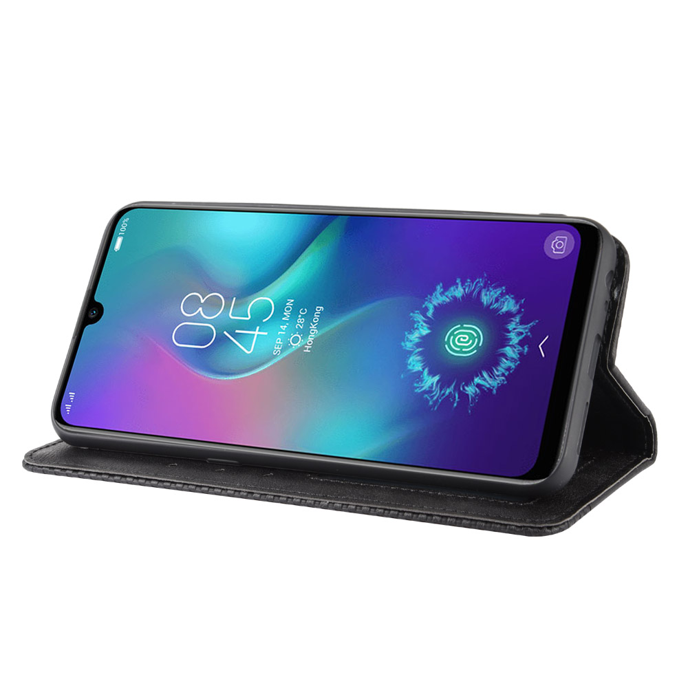 Tecno Camon 12 Pro Case, PU Leather Folio Flip Cover for Tecno Camon 12 Pro/CC9 (6.35&quot;) 2019