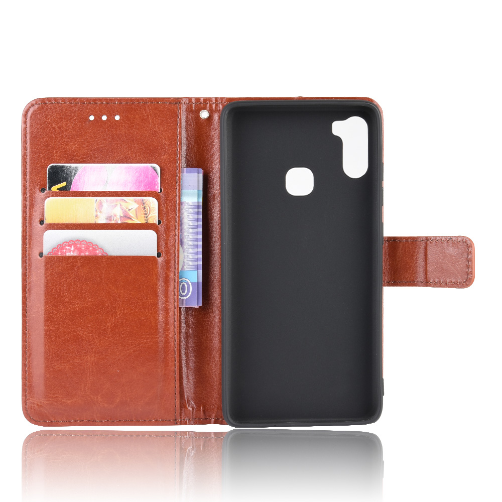 Infinix Note 6 X610 Case, PU Leather Wallet Case Phone Cover [Stand Feature] with Wrist Strap