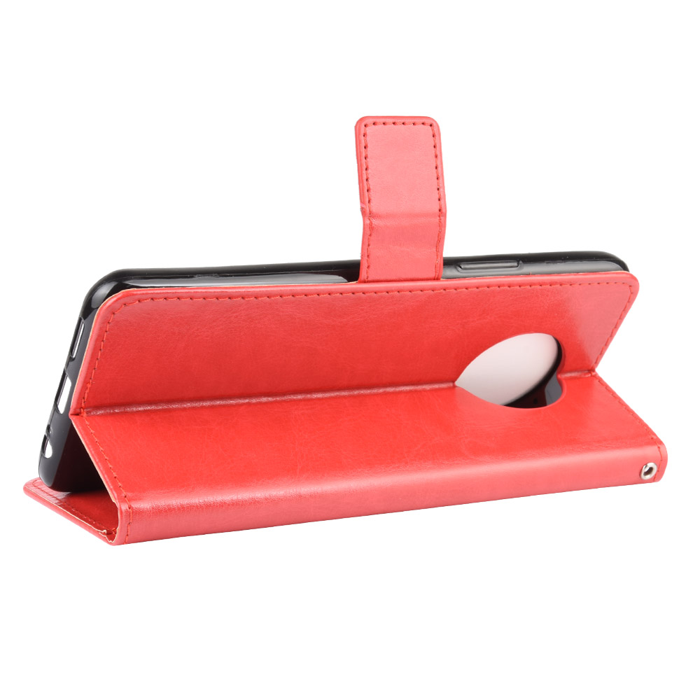 Infinix Note 7 Case, PU Leather Wallet Case Phone Cover [Stand Feature] with Wrist Strap