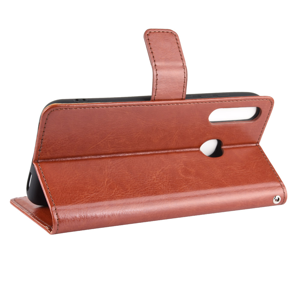 Infinix Smart 3 Plus X627 Case, PU Leather Wallet Case Phone Cover [Stand Feature] with Wrist Strap