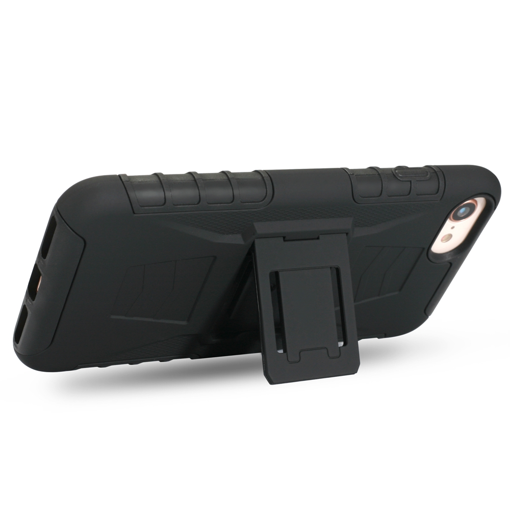 iPhone 6 6S Belt Clip Case, Combo Shell Slim Case with Belt Swivel Clip &amp; Built in Kickstand