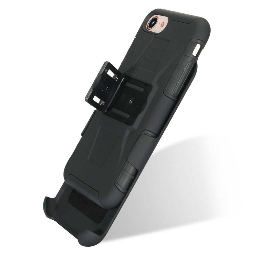 iPhone 6 6S Belt Clip Case, Combo Shell Slim Case with Belt Swivel Clip &amp; Built in Kickstand