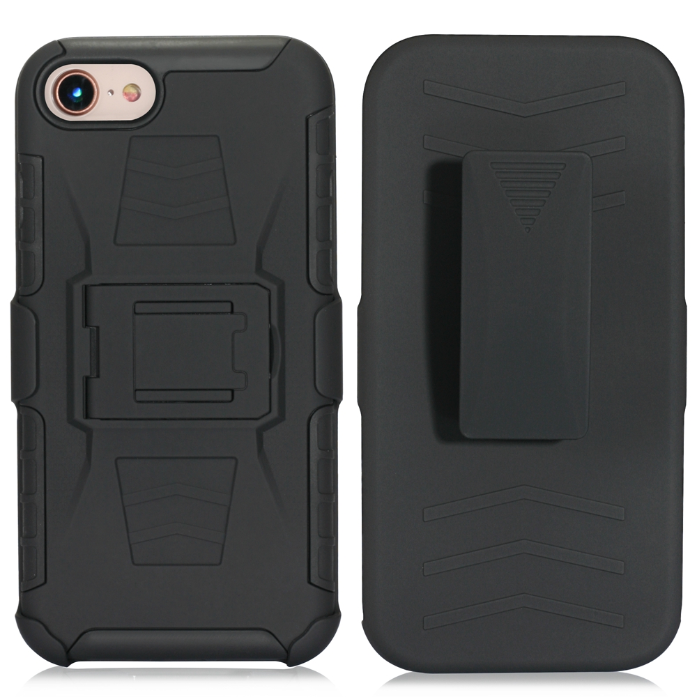 iPhone 6 Plus/6s plus Belt Clip Case, Combo Shell Case with Belt Swivel Clip &amp; Built in Kickstand