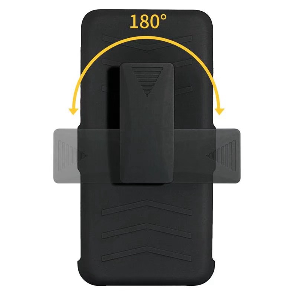 Huawei P Smart Z/Y9 Prime 2019/Enjoy 10 Plus Cover, Shell Case Kickstand Swivel Belt Clip Holster