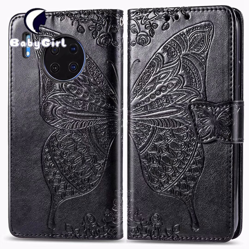 Huawei Mate 10 Lite Mate 20 Lite Mate 20 Pro Mate 30 Lite Mate 30 Pro Case 3D Butterfly Flip Cover