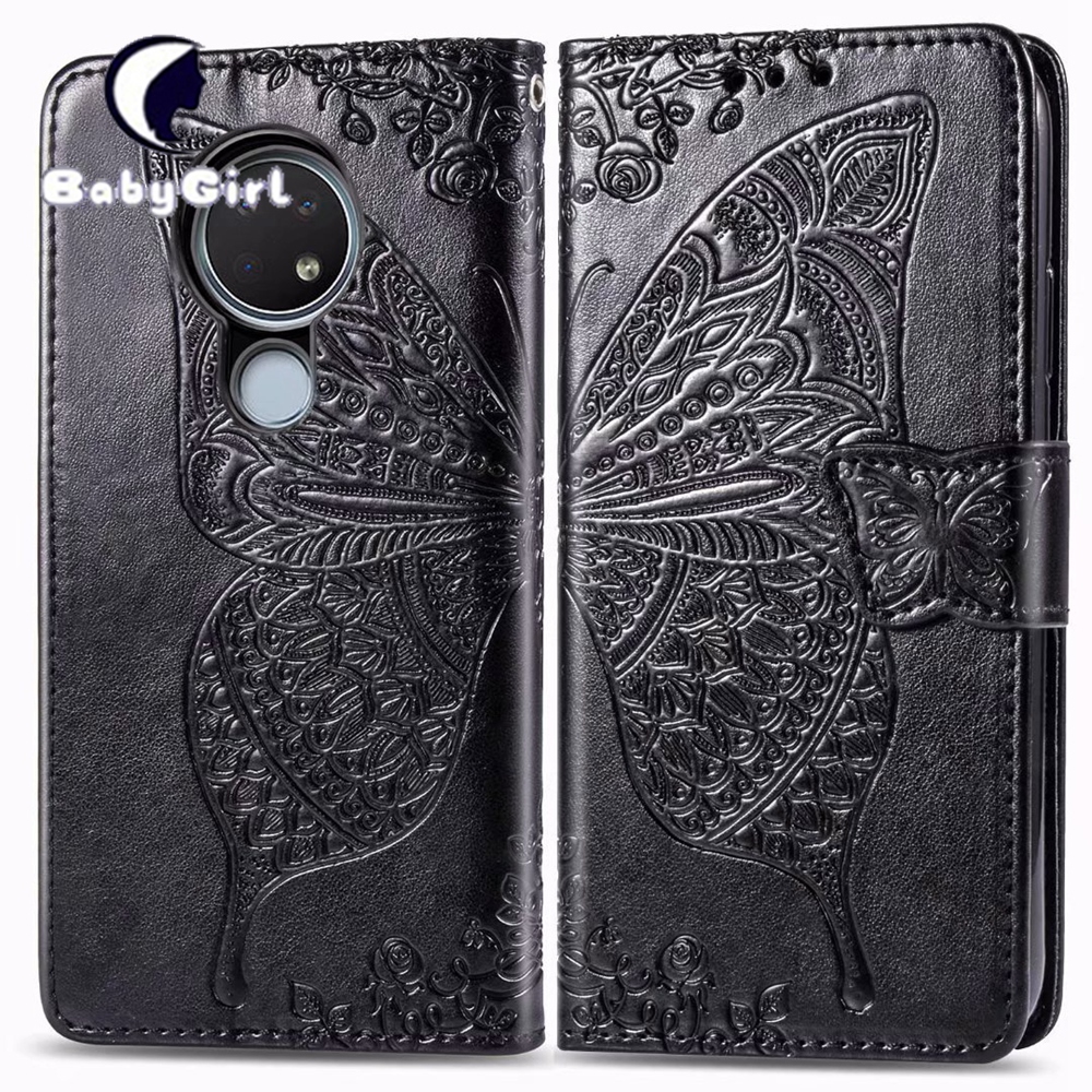 Nokia 6.2 Case Nokia 7.2 Case Nokia 2.3 Case Nokia 1.3 Case Embossing Wallet Case Credit Cards Slot