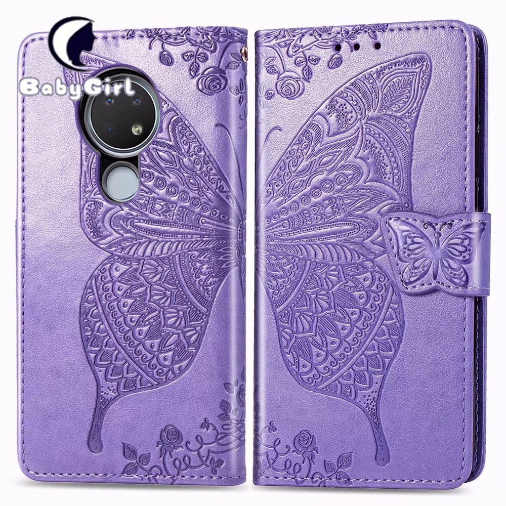 Nokia 6.2 Case Nokia 7.2 Case Nokia 2.3 Case Nokia 1.3 Case Embossing Wallet Case Credit Cards Slot