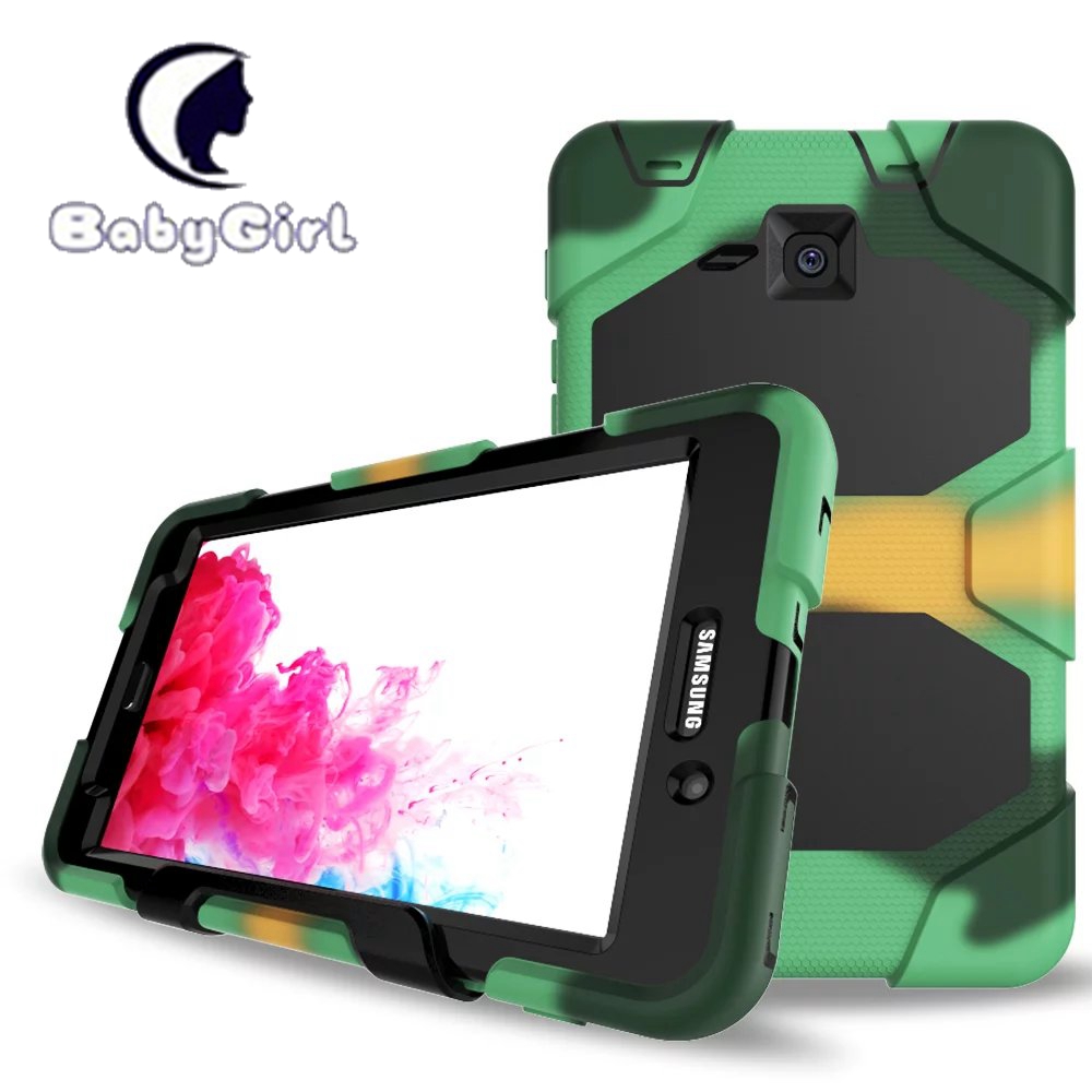 Samsung Galaxy Tab A 7.0 inch SM-T280 T285 Case Extreme Army Military Heavy Duty Kickstand Covers