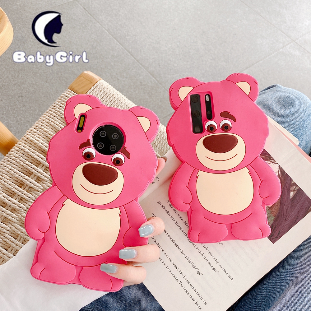 Huawei Nova 3 Nova 3I Nova 4 Nova 5 Pro Nova 6 Nova 7 Case Soft Cartoon Bear Huawei Phone Cover