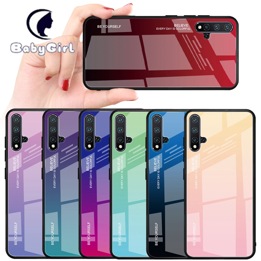 Huawei Nova 3 Nova 3i Nova 4 Nova 4E Nova 5 Nova 5 Pro Nova 5i Pro Nova 5T Gradient Case Cover