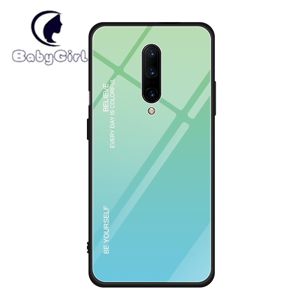 OnePlus 6 OnePlus 6T OnePlus 7 Pro OnePlus 7T Pro OnePlus 8 Pro Gradient Tempered Glass Cover Case