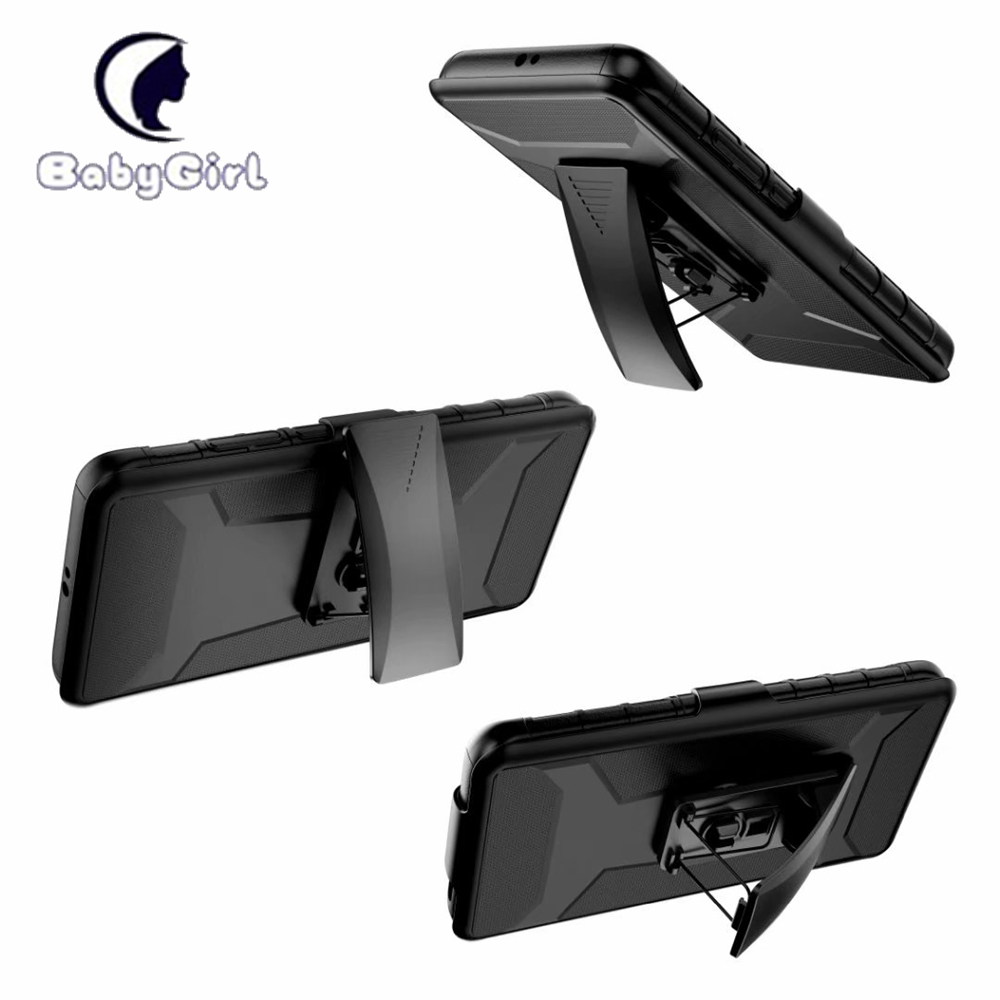 Samsung Galaxy A91 Galaxy S10 Lite 2020 Galaxy M80S Case, Combo Shell Cover Belt Clip Holster