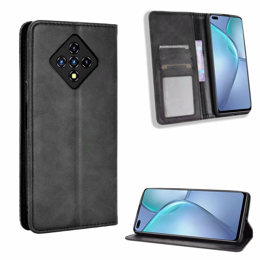 Infinix Zero 8 Case, Wallet Flip Folio Cover with ID&amp;Credit Cards Pocket for Infinix Zero 8 X687