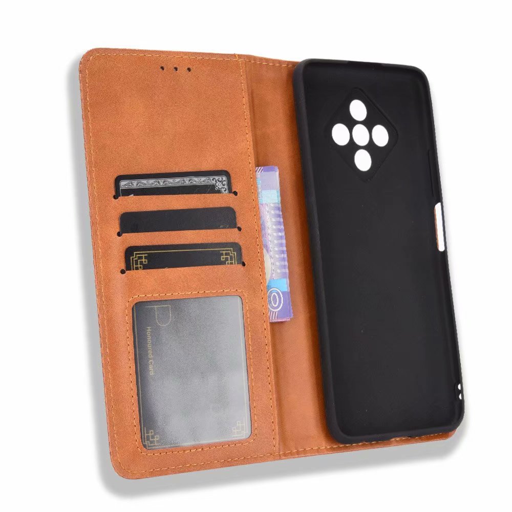 Infinix Zero 8 Case, Wallet Flip Folio Cover with ID&amp;Credit Cards Pocket for Infinix Zero 8 X687