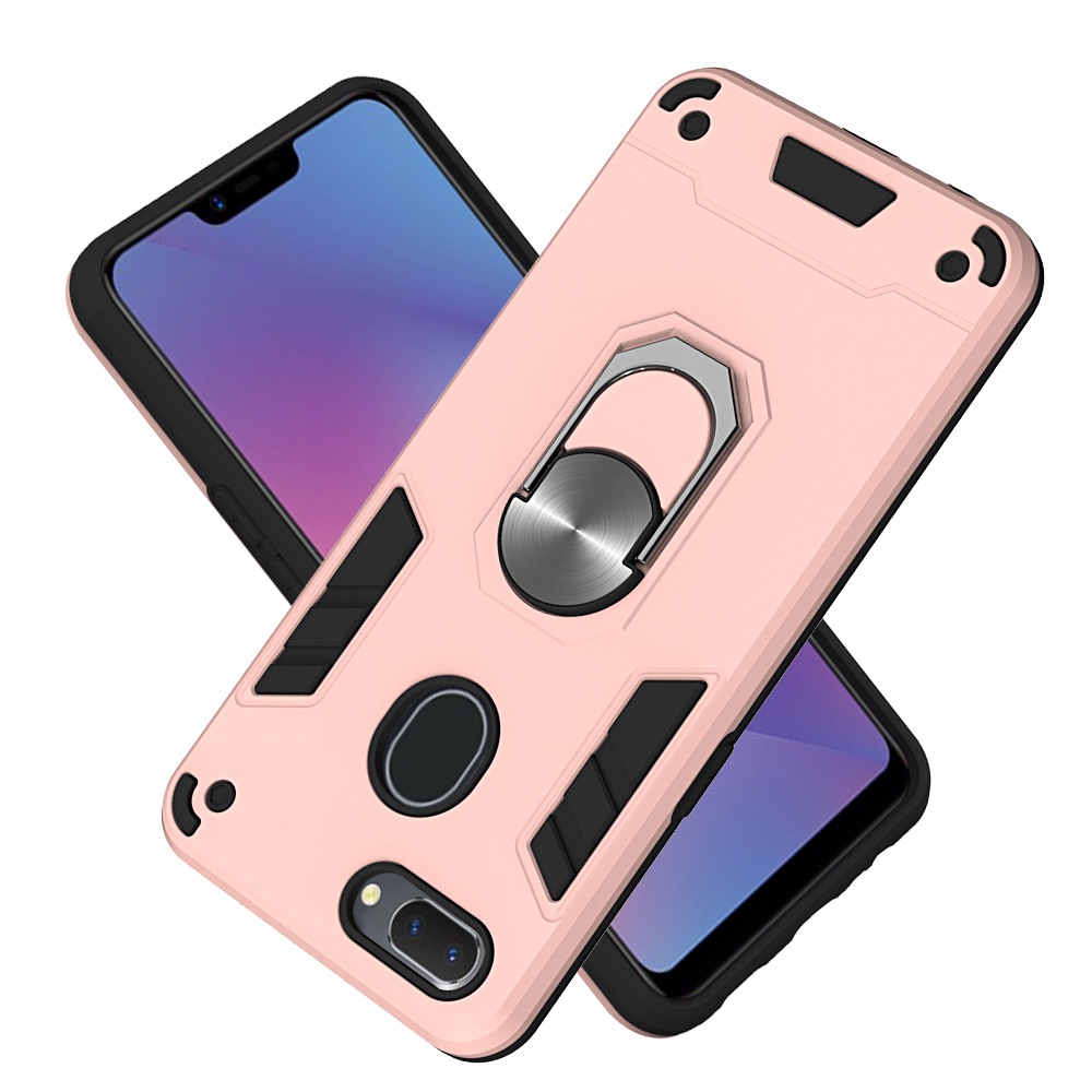 Oppo Realme 2 Case,  Oppo Realme A5 Case, 2 in 1 Dual Layer Shockproof Phone Shell Cover
