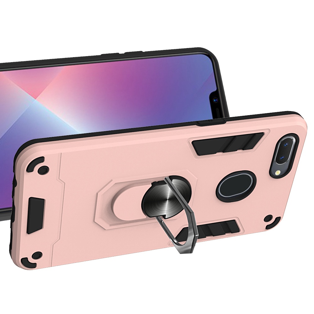 Oppo Realme 2 Case,  Oppo Realme A5 Case, 2 in 1 Dual Layer Shockproof Phone Shell Cover