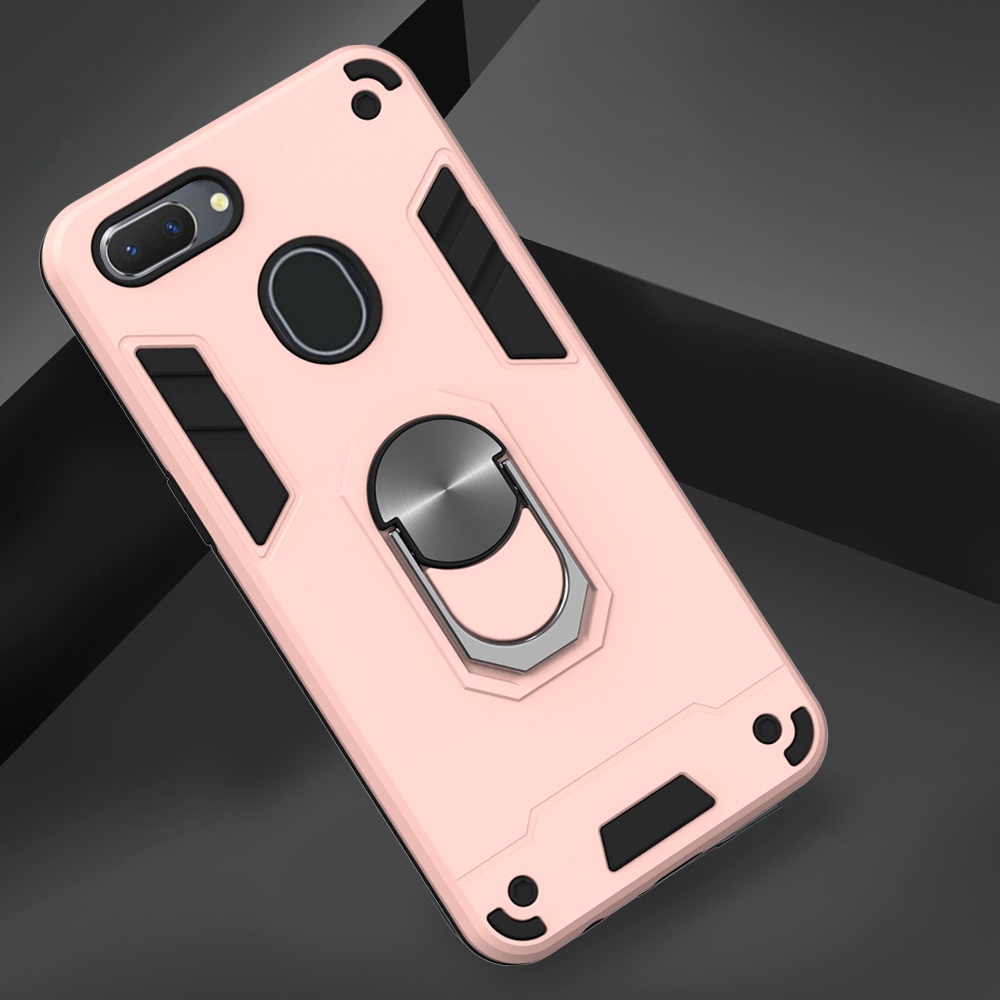 Oppo Realme 2 Case,  Oppo Realme A5 Case, 2 in 1 Dual Layer Shockproof Phone Shell Cover