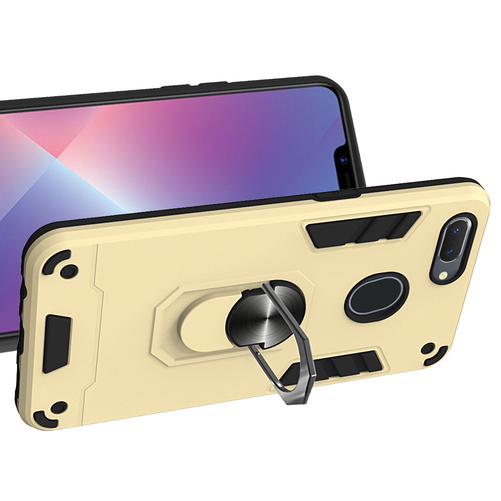 Oppo Realme 2 Case,  Oppo Realme A5 Case, 2 in 1 Dual Layer Shockproof Phone Shell Cover