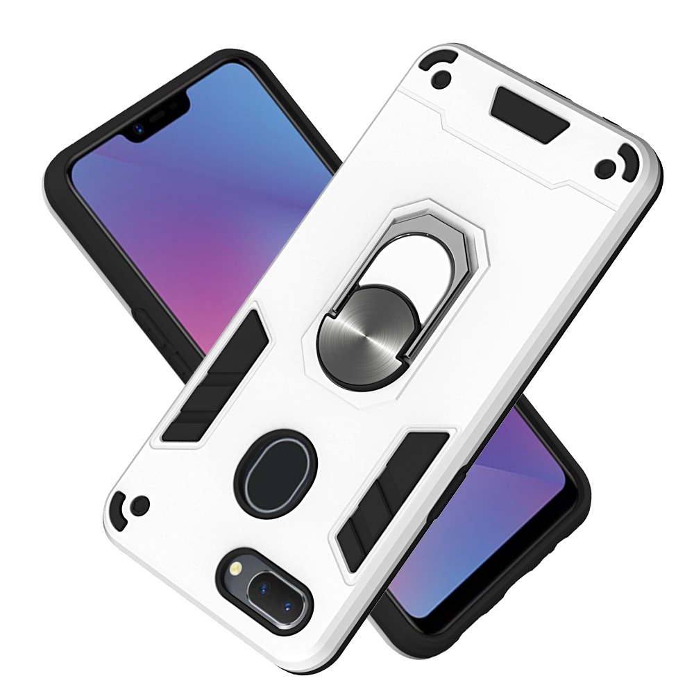 Oppo Realme 2 Case,  Oppo Realme A5 Case, 2 in 1 Dual Layer Shockproof Phone Shell Cover