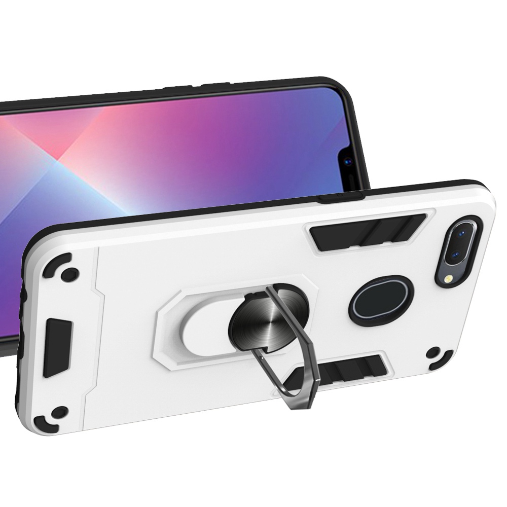 Oppo Realme 2 Case,  Oppo Realme A5 Case, 2 in 1 Dual Layer Shockproof Phone Shell Cover