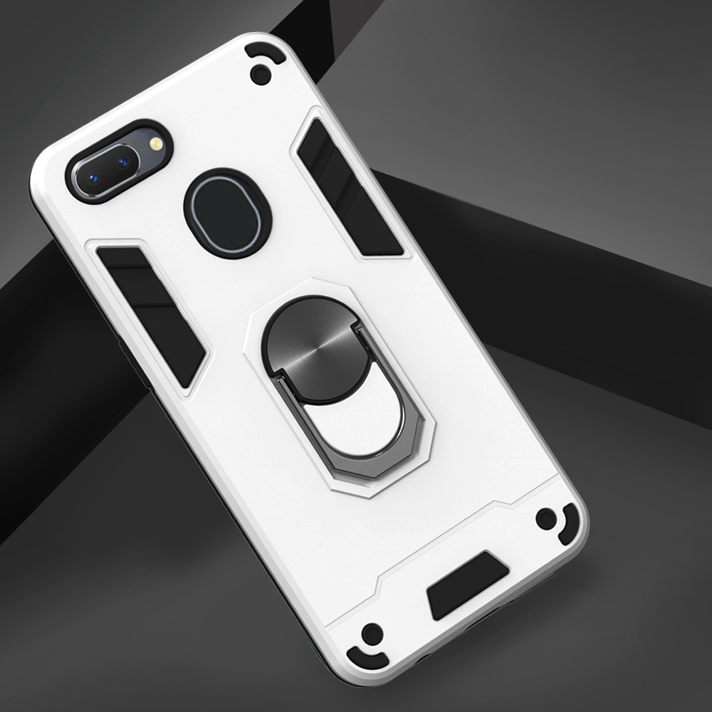 Oppo Realme 2 Case,  Oppo Realme A5 Case, 2 in 1 Dual Layer Shockproof Phone Shell Cover