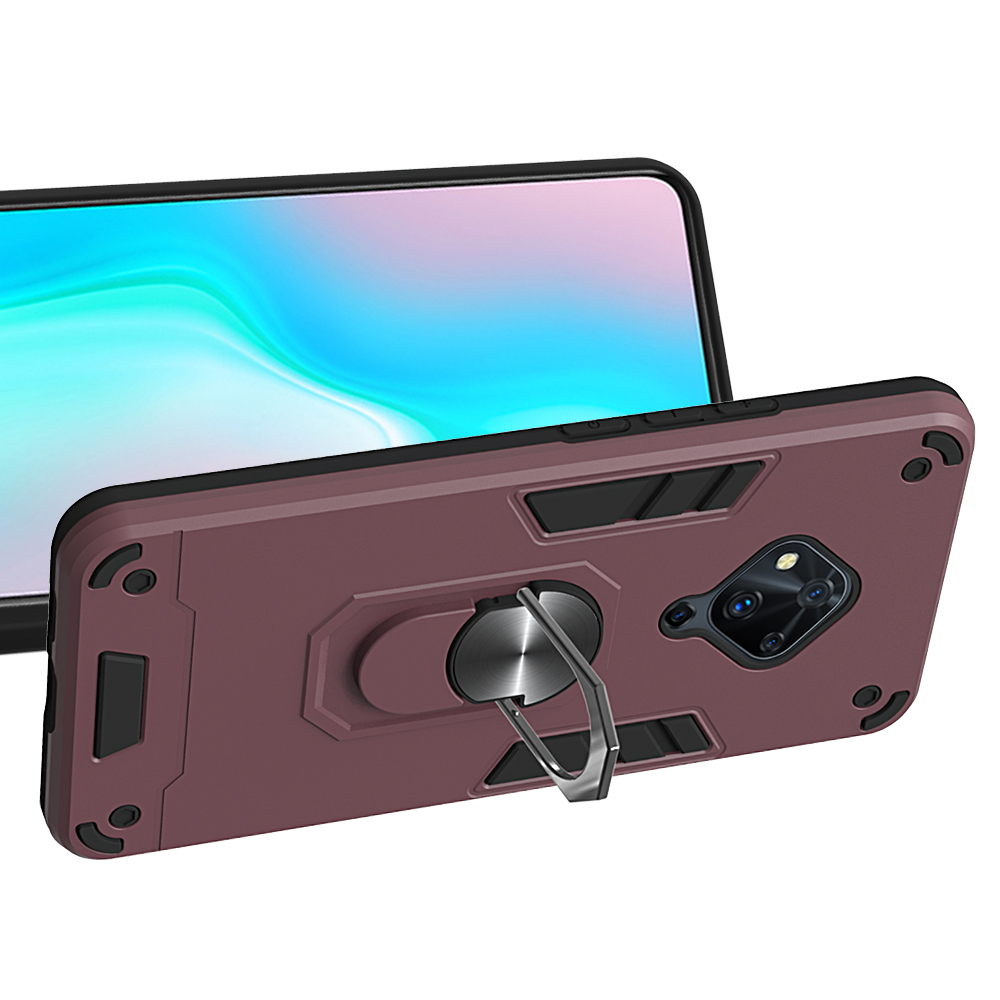 Vivo S5 Case, 2 in 1 Hybrid Ring Kickstand Protective Holder Dual Layer Shockproof Phone Case