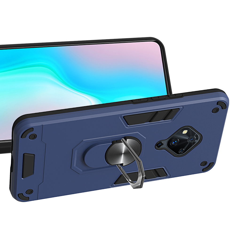 Vivo S5 Case, 2 in 1 Hybrid Ring Kickstand Protective Holder Dual Layer Shockproof Phone Case