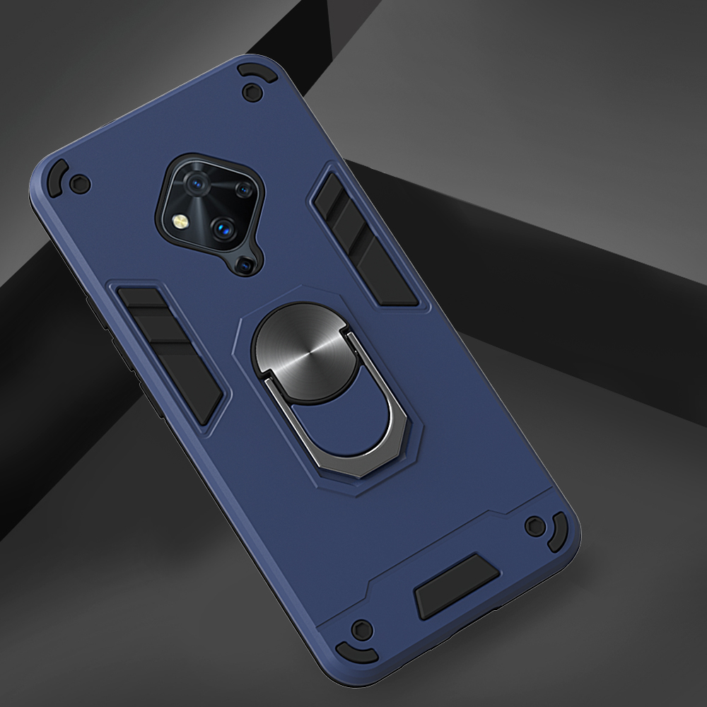 Vivo S5 Case, 2 in 1 Hybrid Ring Kickstand Protective Holder Dual Layer Shockproof Phone Case