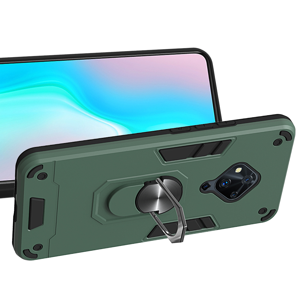 Vivo S5 Case, 2 in 1 Hybrid Ring Kickstand Protective Holder Dual Layer Shockproof Phone Case