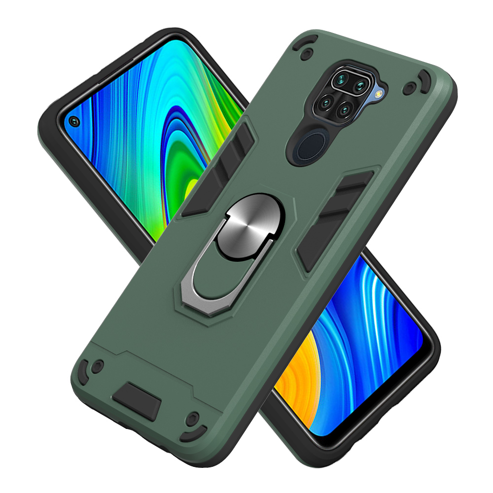 Xiaomi Mi 10 5G / Mi 10 Pro 5G Case,Armor Hard Plastic and Soft TPU with a Kickstand Bumper Cover