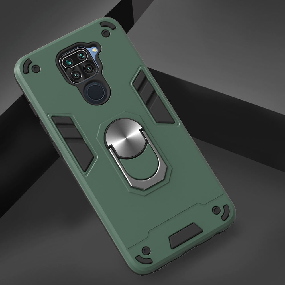 Xiaomi Mi 10 5G / Mi 10 Pro 5G Case,Armor Hard Plastic and Soft TPU with a Kickstand Bumper Cover