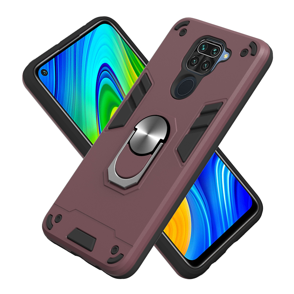 Xiaomi Mi 10 5G / Mi 10 Pro 5G Case,Armor Hard Plastic and Soft TPU with a Kickstand Bumper Cover