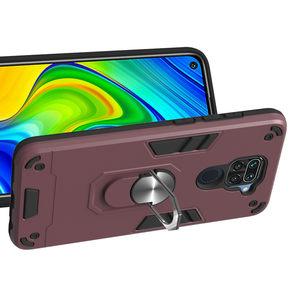Xiaomi Mi 10 5G / Mi 10 Pro 5G Case,Armor Hard Plastic and Soft TPU with a Kickstand Bumper Cover